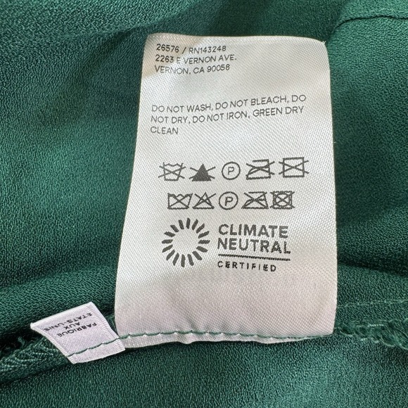 NEW Reformation Gavin Emerald Greem Midi Dress Cut Out Back Size 6 Wedding Party - Picture 11 of 15